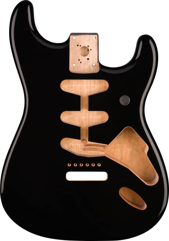 Fender Classic Series 60's Stratocaster SSS Alder Body Vintage Bridge Mount Black