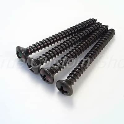 True Custom Shop® Black 1 3/4" Neck Plate Screws for Fender Guitars and Bass image 1
