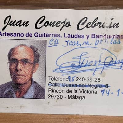 Juan Conejo Cebrián 2008 flamenco guitar - handmade in Spain + good sound -affordable price - Video! image 10