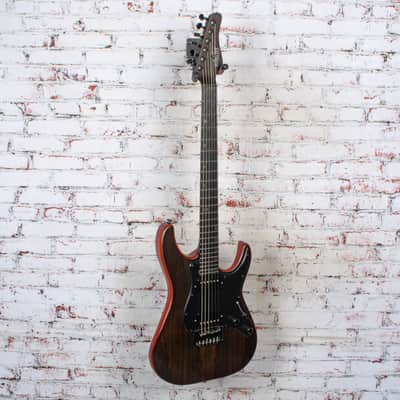 Schecter 2022 Exotic Series Sun Valley Super Shredder Ziricote Electric Guitar Natural Satin USED image 3