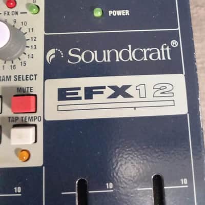SOUNDCRAFT EFX12 Mixer 12 Canali con Effetti image 2