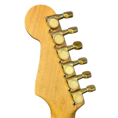 Fender Japan STR-80R Stratocaster 1986-1987 - Black Burst - Vintage image 11