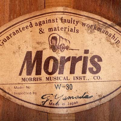 Morris W30 MIJ D size 1970's Natural Japan Vintage BARGAIN image 6