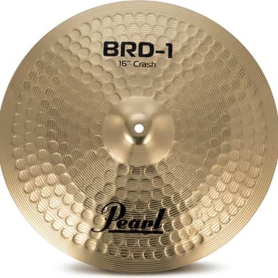 Pearl BRD-1 Cymbal Pack 14" Hi-Hats 16" Crash 20" Ride w/ Gig Bag – Brand New image 3