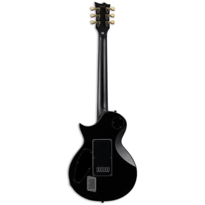 ESP E-II Eclipse Full Thickness Evertune Electric Guitar. Black image 4