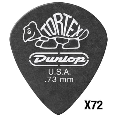 482R073 Tortex Pitch Black Jazz III 0,73 mm Sachet de 72 Dunlop image 1