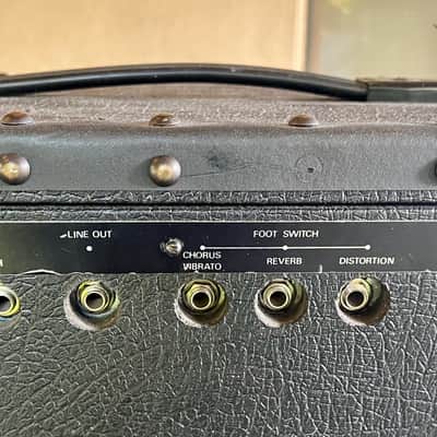 Roland JC-120 Jazz Chorus, 2-Channel, 120-Watt, 2x12", and R&R road case - all once used by Marty Willson-Piper of The Church image 3
