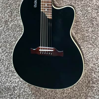 Epiphone Chet Atkins sst acoustic electric guitar black and gold fish man electronics tweed gigbag image 1
