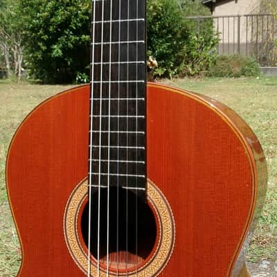 1980 Kazuo Yairi YC-50 AMAZING RAMIREZ STYLE Classical Concert Guitar+Hard Case plus more extras image 3