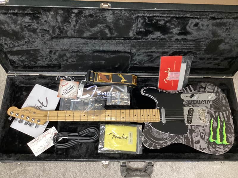 Rare 2013 Fender American Standard Telecaster Limited Monster Energy Edition