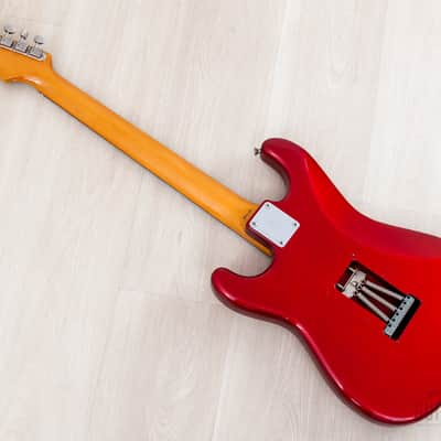 1992 Fender Stratocaster ‘62 Vintage Reissue ST62-53 Candy Apple Red 100% Original, Japan MIJ Fujigen image 13
