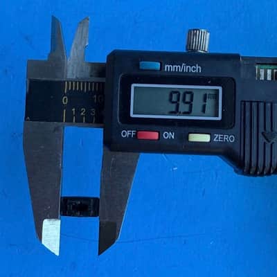 CASIO LK-92TV Lighting Keyboard Part: Volume Mode Slider Cap Cover Black image 4