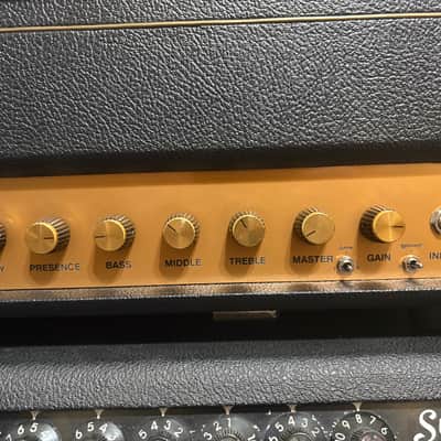 Morris UK67' 2024 - Black w/Gold Plexi Faceplate image 3