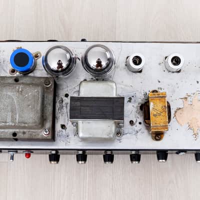 1966 Park 45 Marshall-Made JTM45 Vintage Tube Amp Head image 11