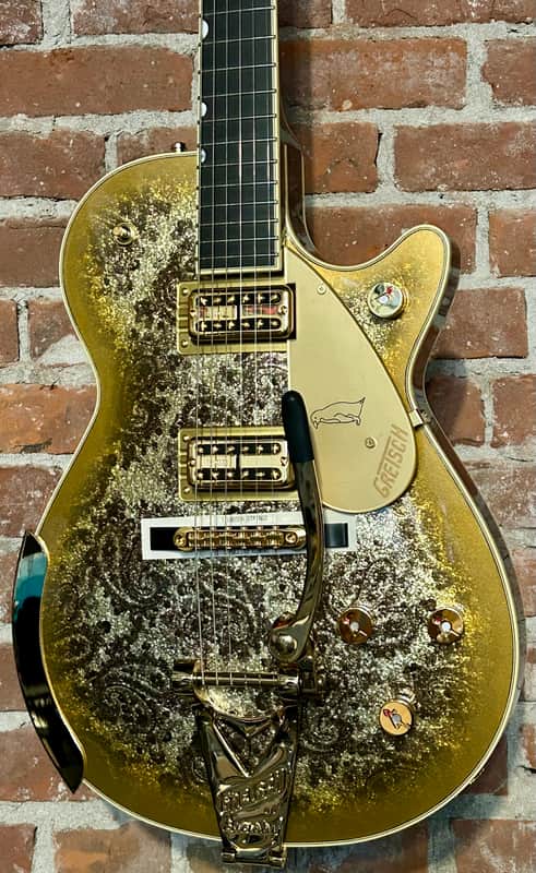 New Gretsch G6134TG Limited Edition Paisley Penguin - Gold Paisley Burst, Support Small Business and Shop Here! image 1