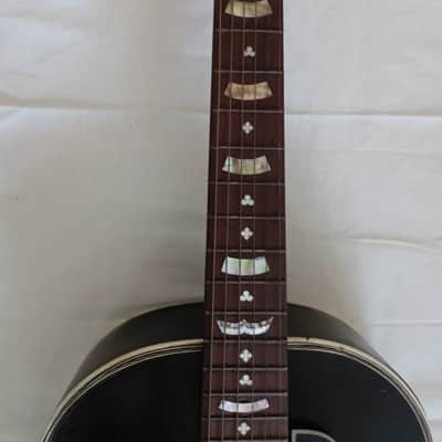 Unknown 1930's Vintage Archtop, probably German / Schonbach made. Archtop probably 1930's - Red / dark sunburst image 10