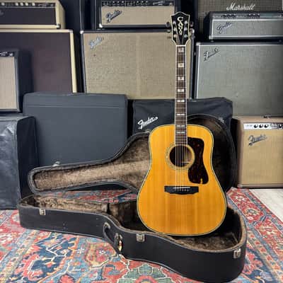 *Video* Canyon W-60 Lawsuit Era Guild Style Dreadnought Made in Japan by Yamaki - 1970's image 10