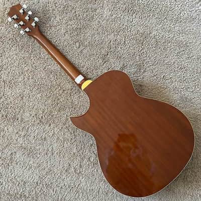 Sakura 40 Inch Acoustic Guitar, Mahogany Body and Neck, Rosewood Fingerboard image 6