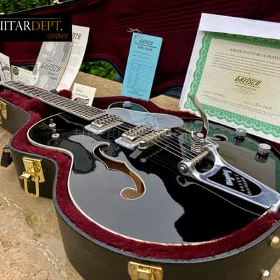 ♚AMAZING♚RARE♚ 2012 GRETSCH G-6136 SILVER FALCON ♚ Real Mother Pearl ! ♚ FULL 2.75" Depth! image 3