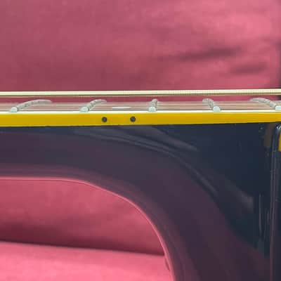 Epiphone Ltd. Ed. 1963 J-45 Reissue - Ebony w/ Aged Binding, Rosette & Logo Inlay image 6