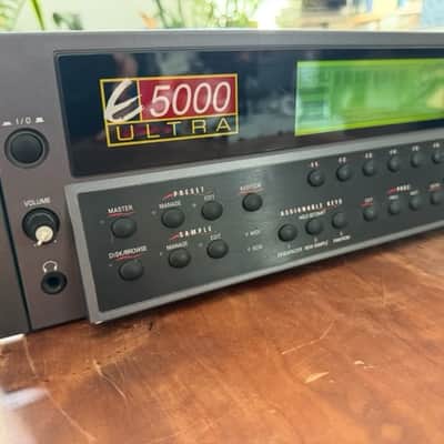 E-MU Systems E5000 Ultra Rack mount 64-Voice Polyphonic Sampler - with 128GB ZuluSCSI USB-C 2026, 128GB Internal SSD, 128MB Sound Memory (1999) image 2