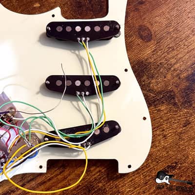 Fernandes "Dream Machine" *Lawsuit Era* Loaded Pickguard (1980s - Green) image 5