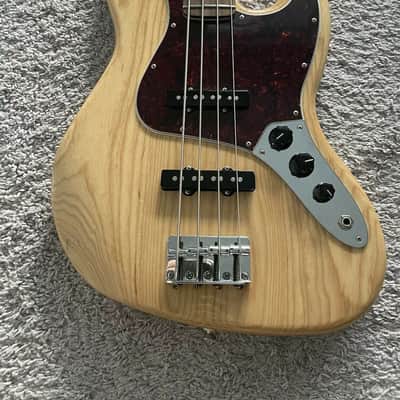 Fender FSR Jazz Bass 2016 MIM Special Edition Deluxe Natural Ash 4-String Guitar image 2