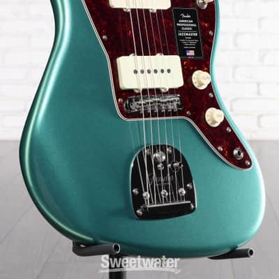 Fender American Professional Classic Jazzmaster Electric Guitar - Faded Sherwood Green Metallic (JazzMAPCRSGd1) image 4
