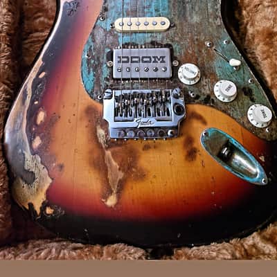 Fender Stratocaster (MIJ) E series neck aka Doom 80's - Sunburst image 11