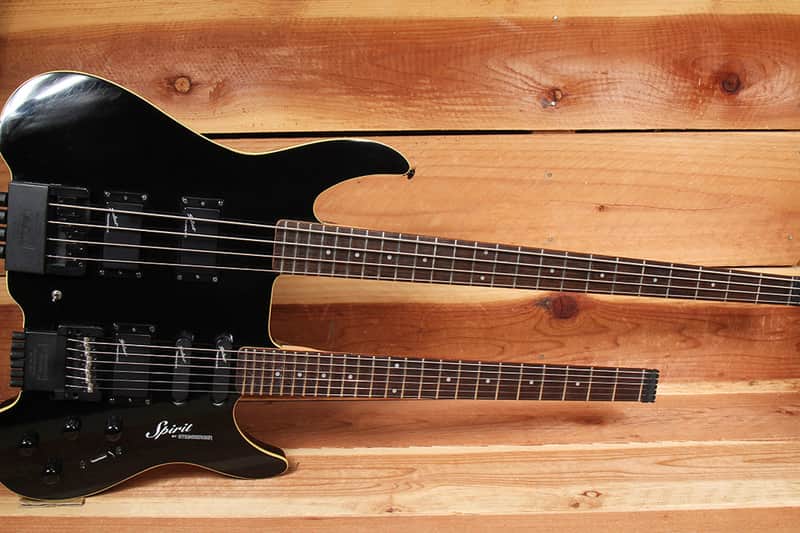 STEINBERGER Spirit XZ-2/GU-4R DOUBLE NECK GUITAR & BASS Rare! Nice