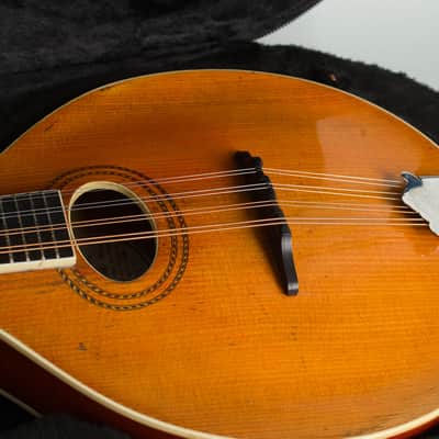 Gibson A-3 Carved Top Mandolin (1914), ser. #25760, black soft shell case. image 13