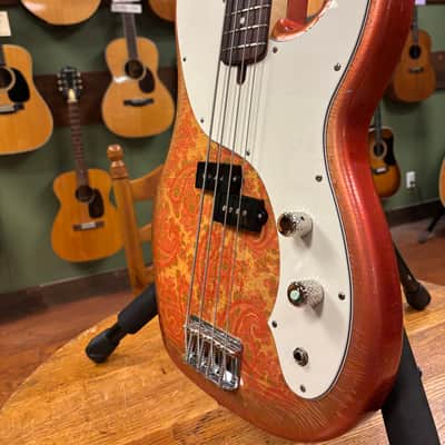 Berly Guitars P Style Bass Pink Paisley Authorized Dealer image 7