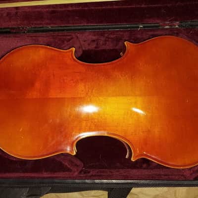 Kiso Suzuki Model 7117 size 15.5 viola, Japan 1973, Very Good Cond, w/ case&bow image 10