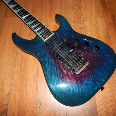 Jackson Soloist SL1 1990 Eerie Dess Swirl OHSC image 7