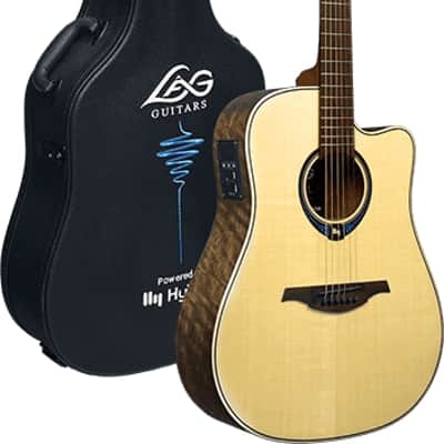 LAG Guitar THV20DCE Tramontane Hyvibe image 1