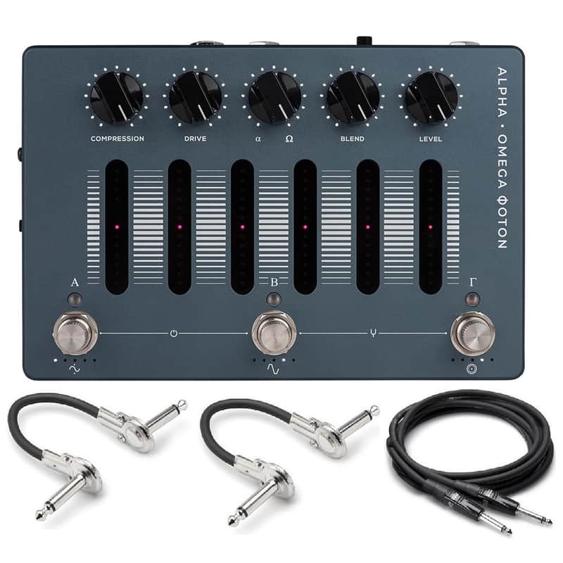 New Darkglass Alpha Omega Photon Bass Distortion Compression Guitar Pedal image 1