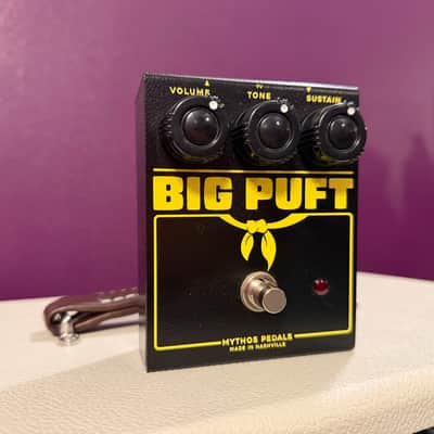 Mythos Pedals Big Puft 2025 - Coast Sonic black and yellow image 1