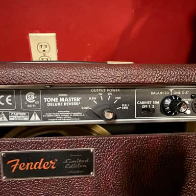 Fender Tone Master Deluxe Reverb FSR Limited Edition "Wine" 2-Channel 22-Watt 1x12" Digital Guitar Combo 2025 - Cocoa image 3