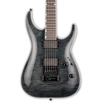 ESP LTD MH-1000 Guitar w/Evertune Bridge - See Thru Black image 1