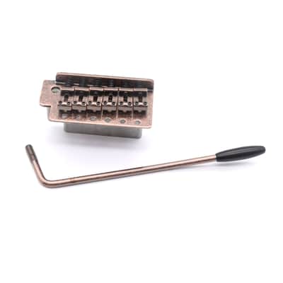 KD By AxLabs 6-Screw Tremolo With Block Saddles - Antique Bronze image 1
