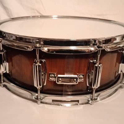 CUSTOM SUPER THICK CHERRY STAVE SNARE DRUM TAMA HDWE (C VIDEO)- TOBACCO BURST - FREE SHIP TO C-USA! image 5