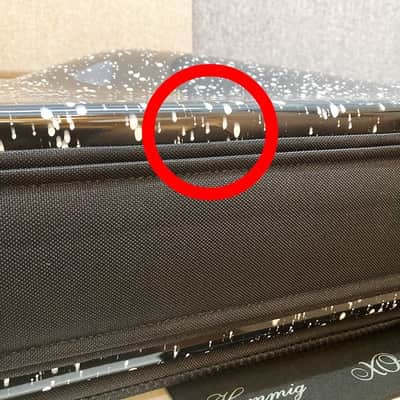 BAGS [Slightly Damaged - Special Price!!] Tenor Saxophone Fiber Case, Bags EFTS F-BLK Fusion Black [Grand Clearance Sale] image 3