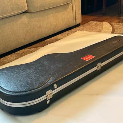 1990's Fender Red Label Molded Hardshell Stratocaster Telecaster Guitar Case No Key (Damaged Feet) image 7