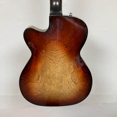 Godin 5th Ave TL Vintage Burst HG Gold Foil SF image 8
