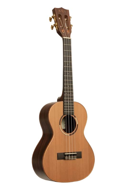 Kala  KA-ASCP-T All Solid Cedar Top Pau Ferro Tenor Ukulele image 1