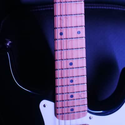 Squier II Standard Stratocaster HSS with Maple Fretboard (Made in Korea) 1989 - 1992 - Black image 10