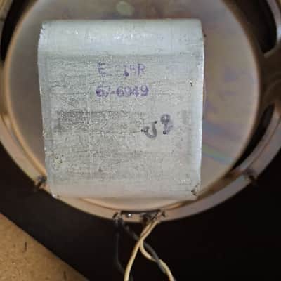 Fender Bandmaster "Drip Edge" 45-Watt 2x12" Guitar Speaker Cabinet Eminence Speakers 1968 - 1969 - Silverface image 10