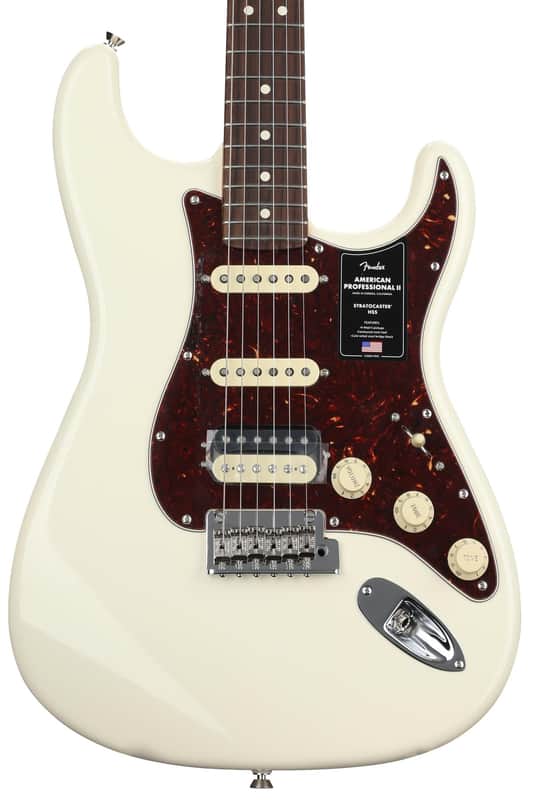 Fender American Professional II Stratocaster HSS - Olympic White with Rosewood Fingerboard image 1