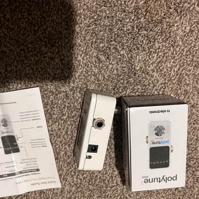 TC Electronic Polytune 3 Mini Polyphonic Tuning Pedal 2019 - Present - White image 4