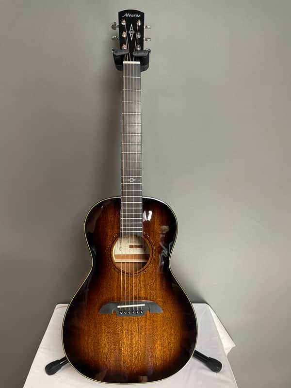Alvarez  AMP660ESHB Acoustic Electric Parlor Guitar  2020’s Shadowburst image 1